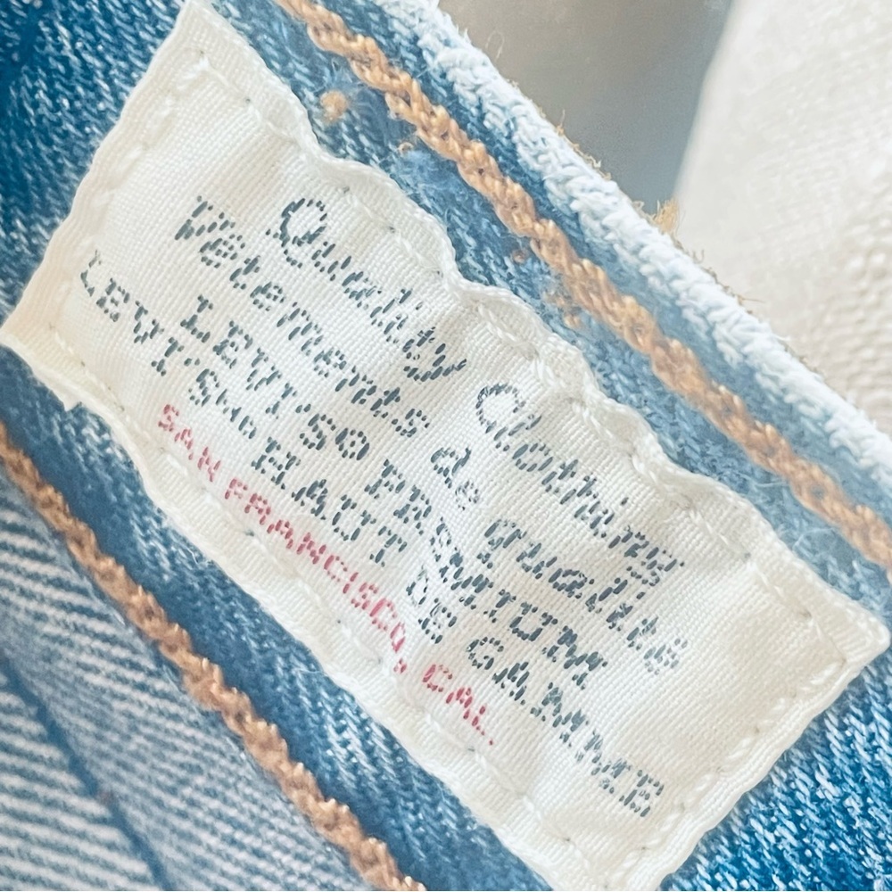 LEVI’S DENIM 501 S Size 27 L 28” - Picture 9 of 9